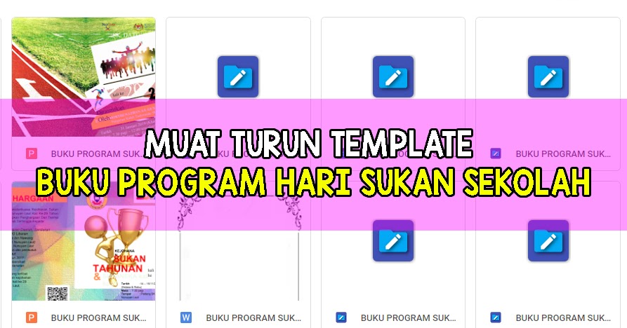 Template Buku Program Boleh Edit / 1) template buku program hari